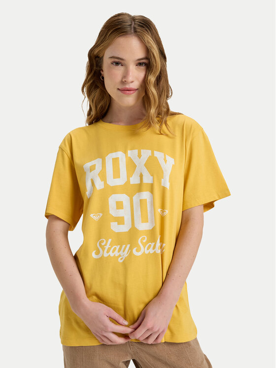 Roxy Roxy Camiseta Hangloose The Sky ERJZT06020 Amarillo Regular Fit
