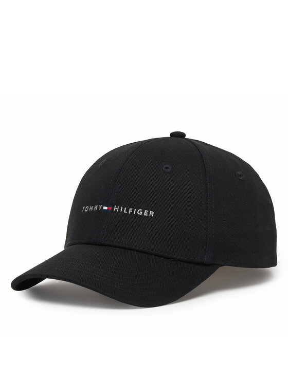 Tommy Hilfiger Șapcă Tommy Hilfiger Th Foundation Hct 6 Panel Cap AM0AM14045 Negru