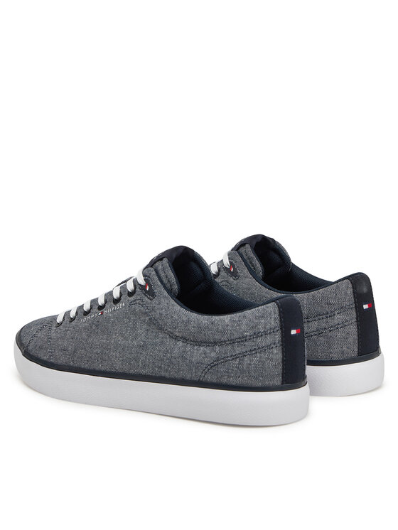 Tommy Hilfiger Гуменки Tommy Hilfiger Th Hi Vulc Low Core Chambray FM0FM05389 Син