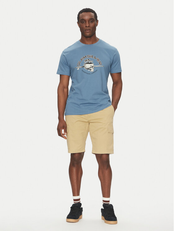 Quiksilver Quiksilver Majica EQYZT08056 Modra Regular Fit