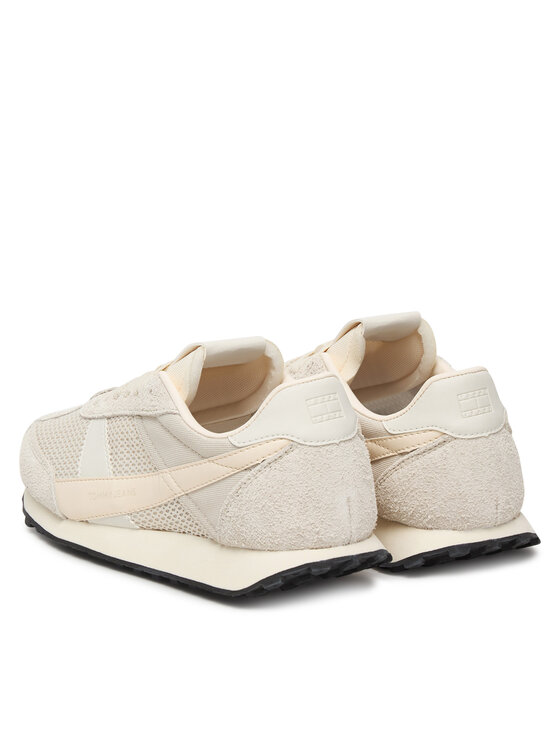 Tommy Jeans Sneakersy Tommy Jeans Tjw Retro Runner Archive EN0EN03013 Écru