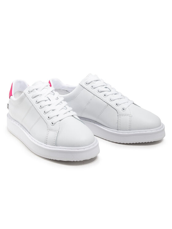 LAUREN RALPH LAUREN Sneakersy Lauren Ralph Lauren Angeline II 802836456005 Bílá