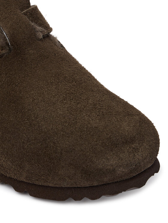Birkenstock Шльопанці Birkenstock Boston Fur 1020529 Коричневий
