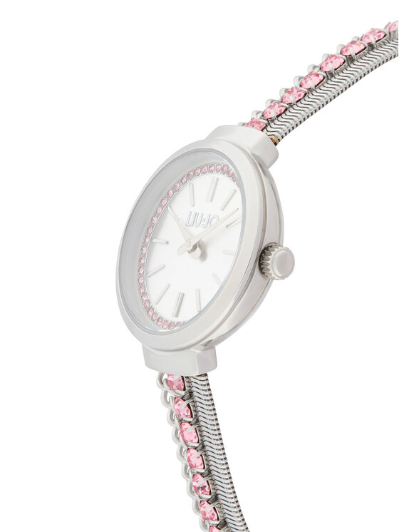 Liu Jo Ročna ura Liu Jo Chains Ensemble TLJ2728 Srebrna