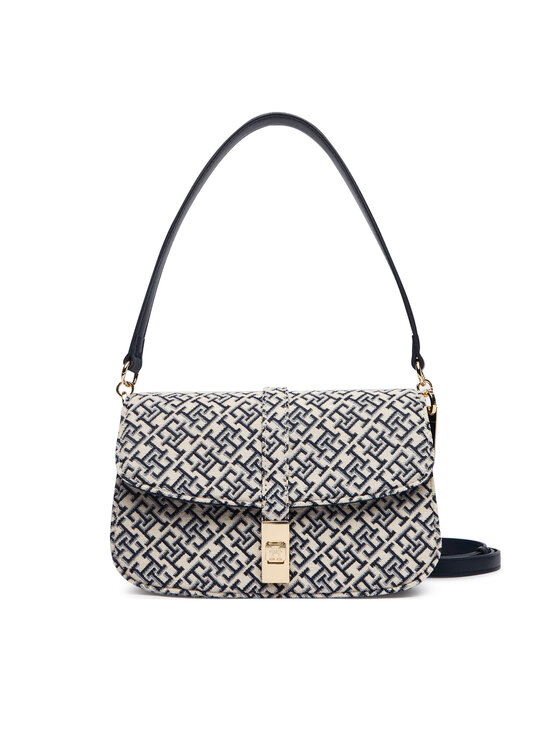 Tommy Hilfiger Geantă Tommy Hilfiger Th Heritage Conv Crossover Jacqu AW0AW19322 Bleumarin