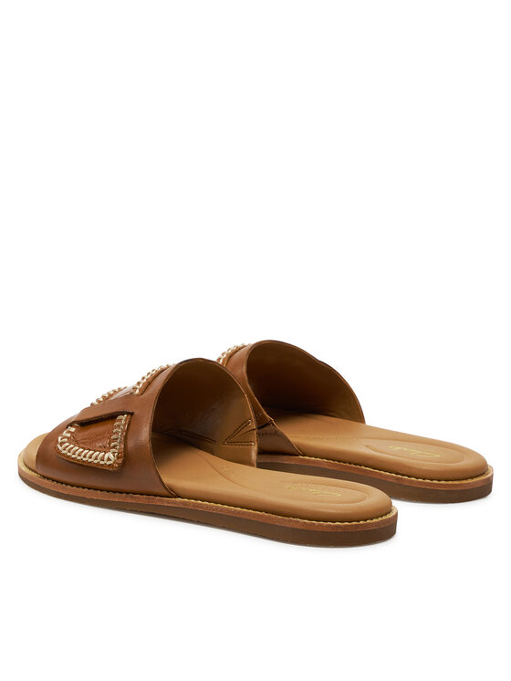 Clarks Шльопанці Clarks Maritime Mule 26176402 Коричневий