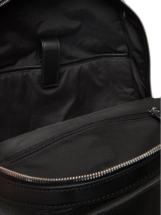 Tommy Hilfiger Ruksak Tommy Hilfiger Th Business Leather Backpack AM0AM13641 Čierna