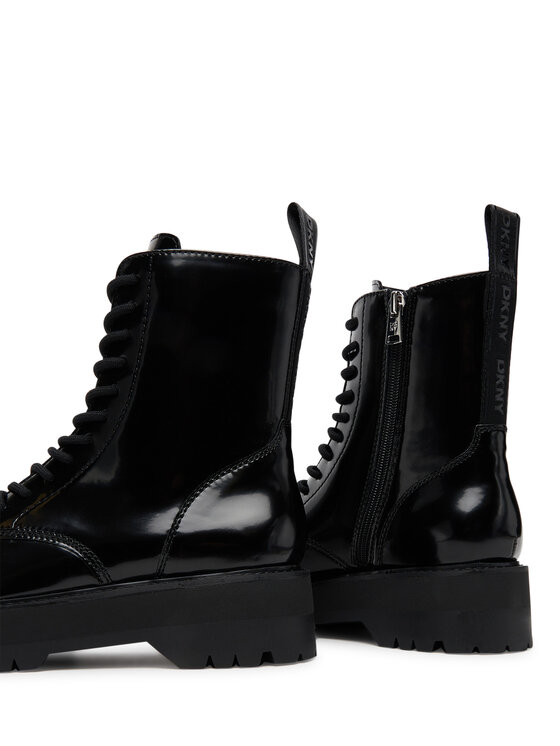 DKNY Šnurovacia obuv DKNY Batu K3511773 Čierna