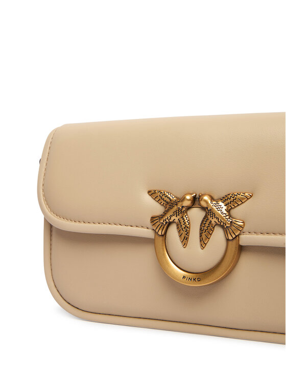 PINKO Geantă PINKO Love Box Baguette Al 25-26 PLTT 105083 A26L Bej