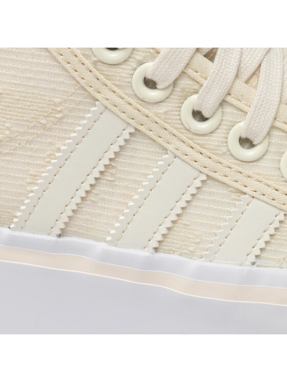 adidas Снікерcи adidas Nizza Platform Mid W GX8356 Бежевий
