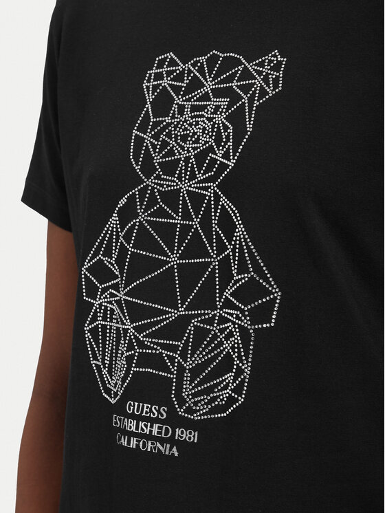 Guess Guess Camiseta V6GI12 K3325 Negro Regular Fit