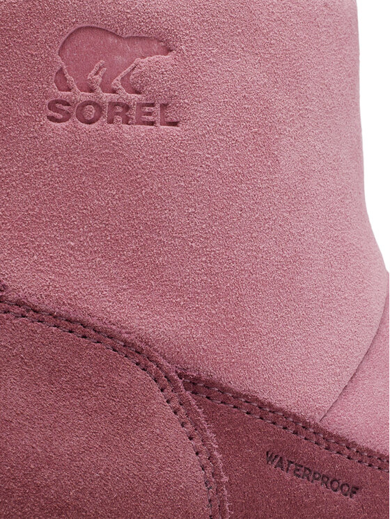 Sorel Śniegowce Sorel Youth Sorel Explorer III Slip-On WP 2101331627 Różowy