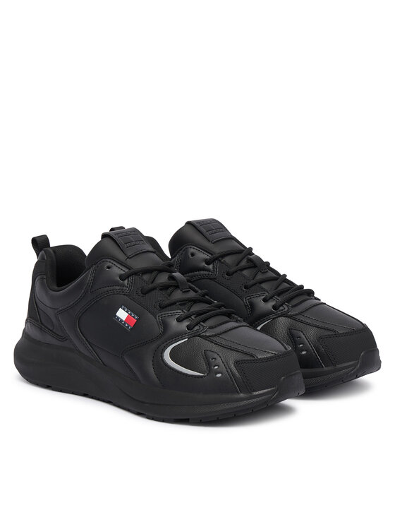 Tommy Jeans Sportcipők Tommy Jeans Tommy Jeans Lth Runner EM0EM01776 Fekete