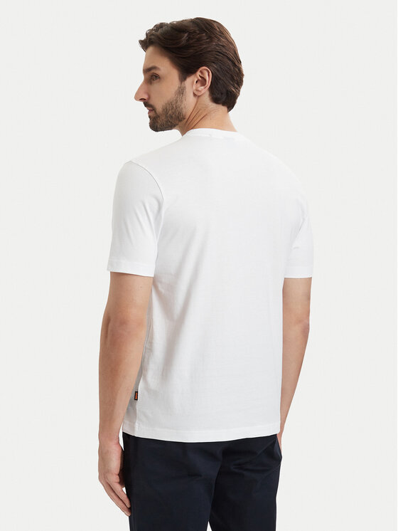 BOSS BOSS Camiseta 50561846 Blanco Regular Fit