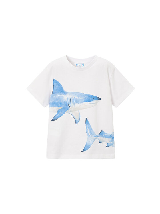 Mayoral Mayoral Camiseta 3080 Blanco Regular Fit