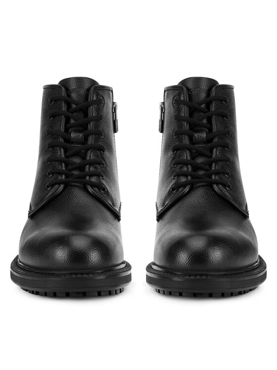 GINO ROSSI Šnurovacia obuv Gino Rossi RYAN-01 MI08 Čierna