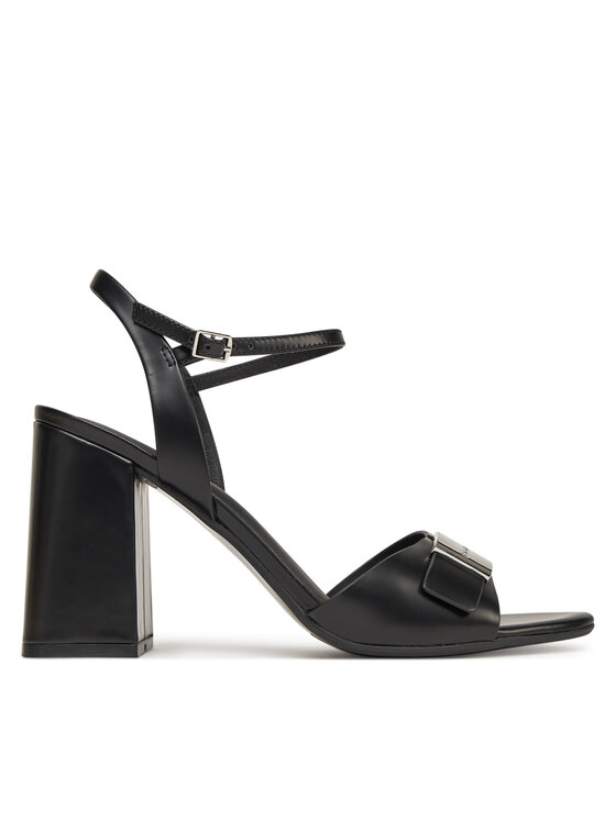 Calvin Klein Сандали Calvin Klein Heel Sandal 85 W/Ck Hw - Lth HW0HW02485 Черен