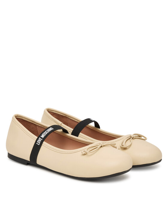 LOVE MOSCHINO Балетки LOVE MOSCHINO JA11121G1OIE0110 Écru