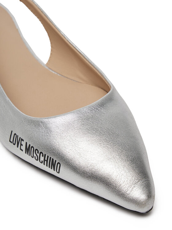 LOVE MOSCHINO Балетки LOVE MOSCHINO JA11021G1MIF0902 Срібний