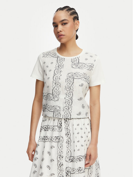 Weekend Max Mara Weekend Max Mara Camiseta Genio 2615941072 Blanco Regular Fit