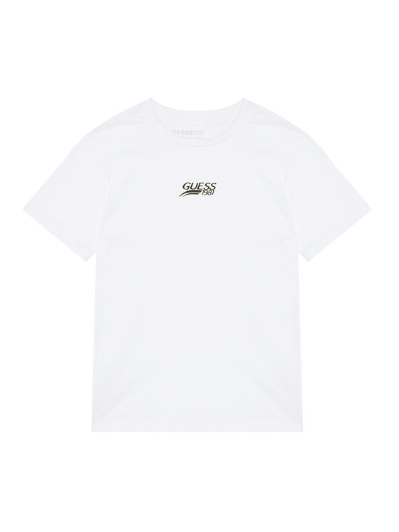 Guess Guess Camiseta L6RI10 K8HM4 Blanco Regular Fit
