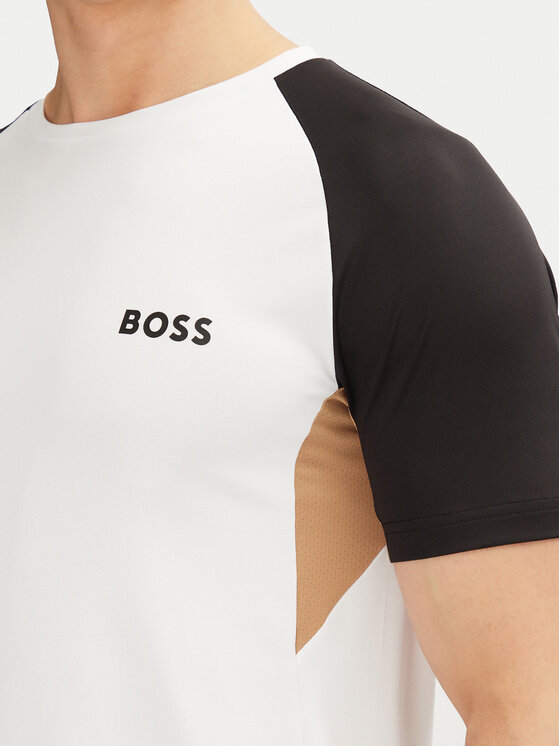 BOSS BOSS Футболка 50539114 Білий Slim Fit