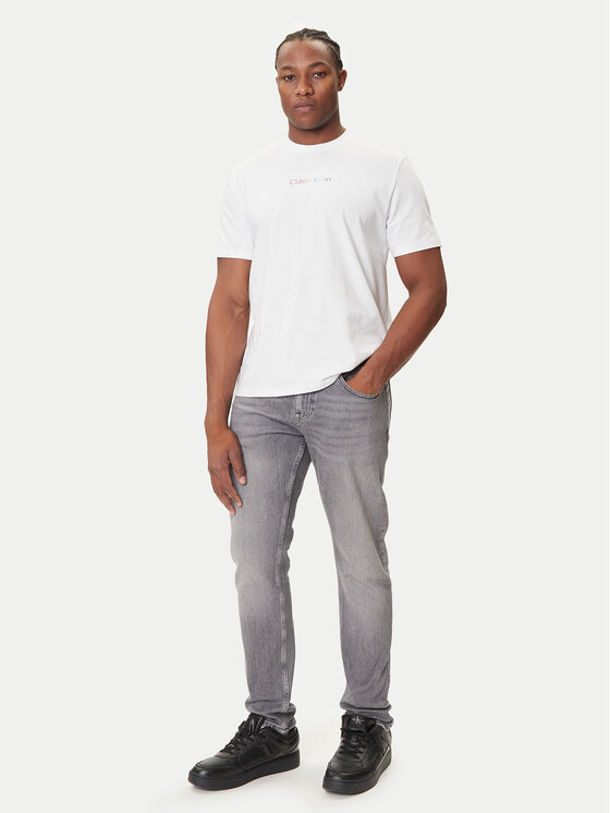 Calvin Klein Jeans Calvin Klein Jeans Marškinėliai Pride Graphic LV04RC815G Balta Relaxed Fit