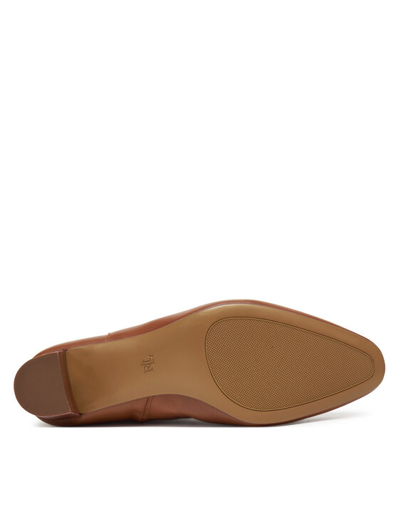 LAUREN RALPH LAUREN Členková obuv LAUREN RALPH LAUREN 802974503001 Hnedá