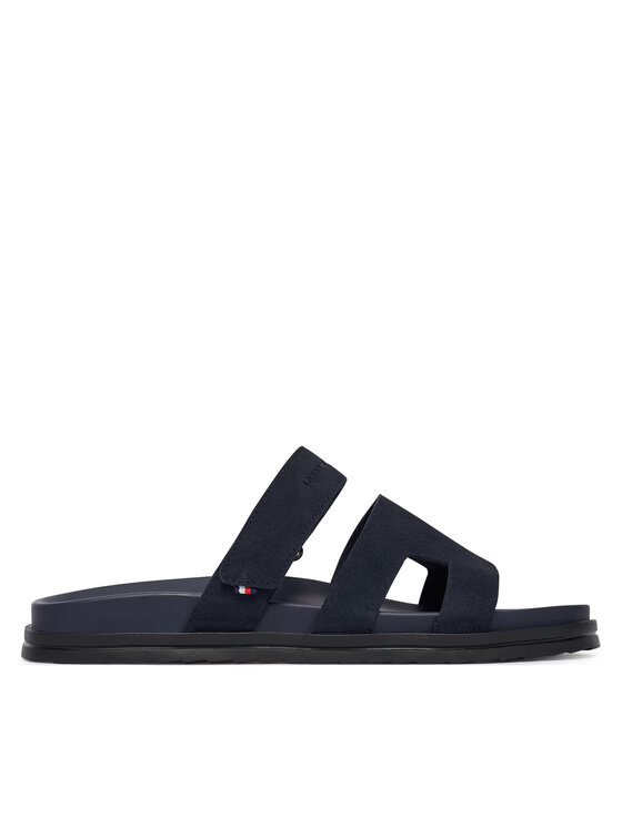 Tommy Hilfiger Ciabatte Tommy Hilfiger Adjustable Premium Suede FM0FM05774 Blu scuro