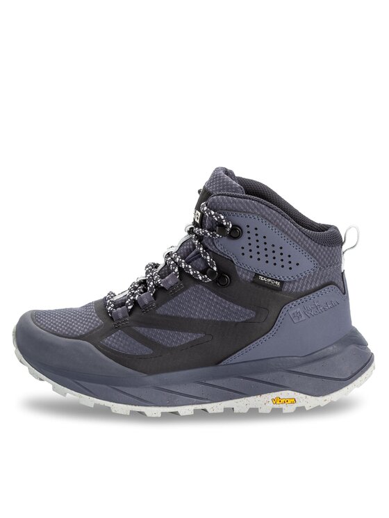 Jack Wolfskin Трекінгові черевики Jack Wolfskin Terraventure Texapore Mid W 4049991 Сірий