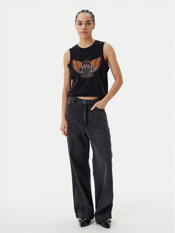 Noisy May Noisy May Top Rebel 27034002 Nero Oversize