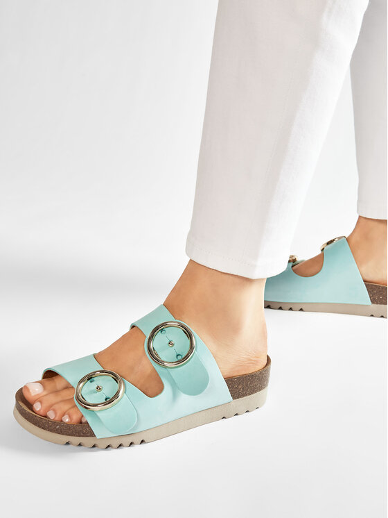 Scholl Παντόφλες Scholl Malibu' 2 Straps F29319 1180 350 Πράσινο