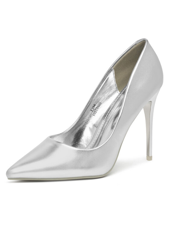 DeeZee Lodičky DeeZee E396 Stříbrná