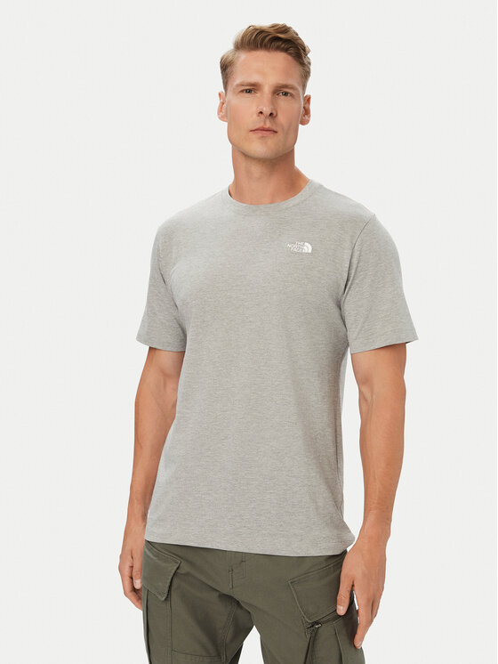 The North Face The North Face T-Shirt Evolution Simple Dome NF0A8CZ2 Γκρι Regular Fit