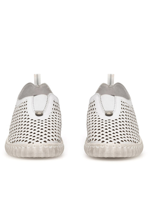 Rieker Pantofi Rieker N0965-80 Alb