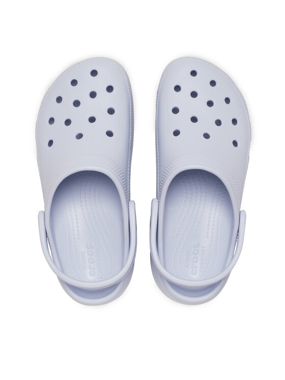 Crocs Natikači Crocs Classic Platform Clog W 206750 Modra