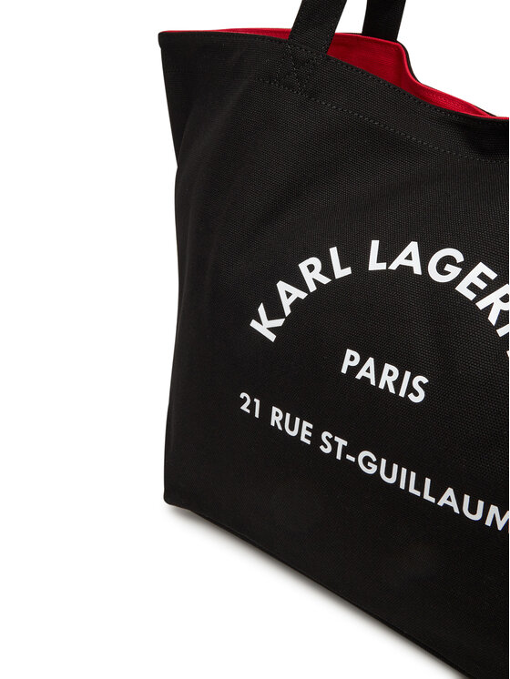 KARL LAGERFELD Kabelka KARL LAGERFELD A1W50006 Čierna