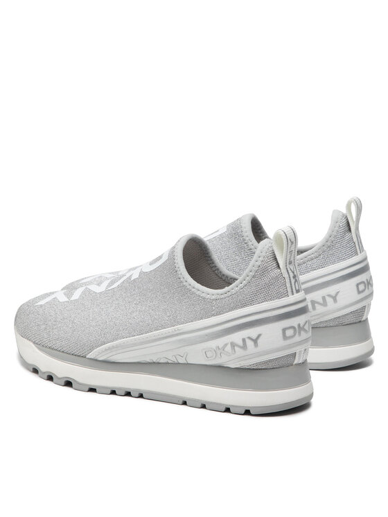 DKNY Сникърси DKNY Jay-Slip On Sneake K1254231 Сребрист