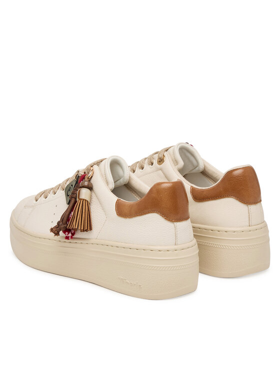 Tamaris Sneakersy Tamaris 1-23775-47 Krémová