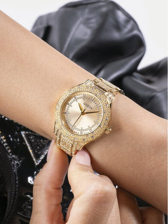 Guess Ρολόι Guess Shooting Star GW0746L2 Χρυσό
