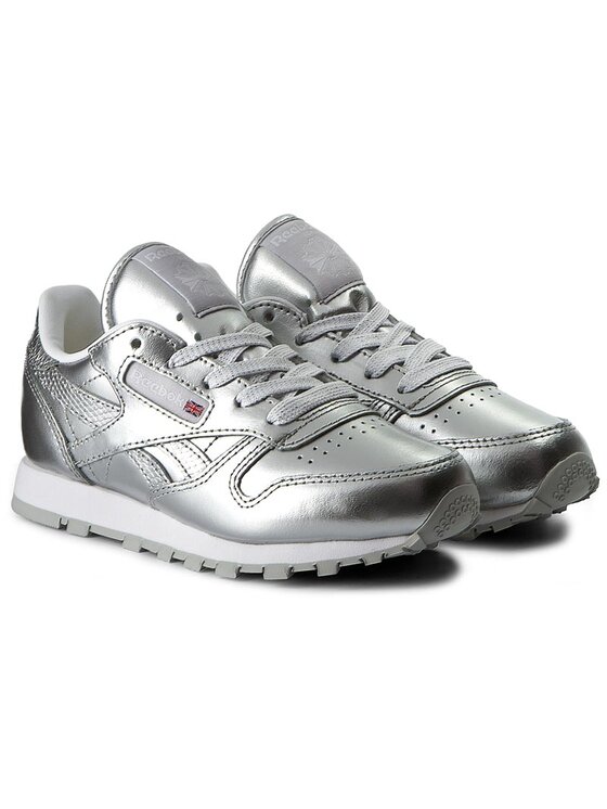 Reebok Laisvalaikio batai Reebok Classic Leather Metallic BS7459 Sidabrinė