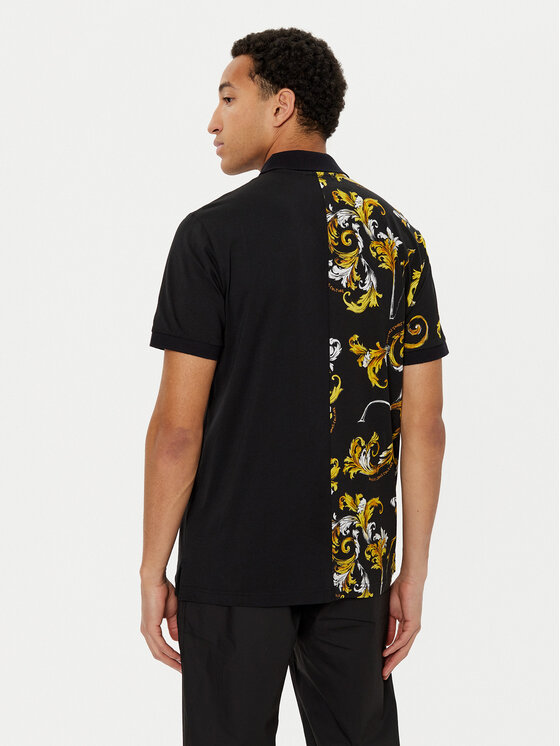 Versace Jeans Couture Versace Jeans Couture Поло 78GAG625 Чорний Regular Fit