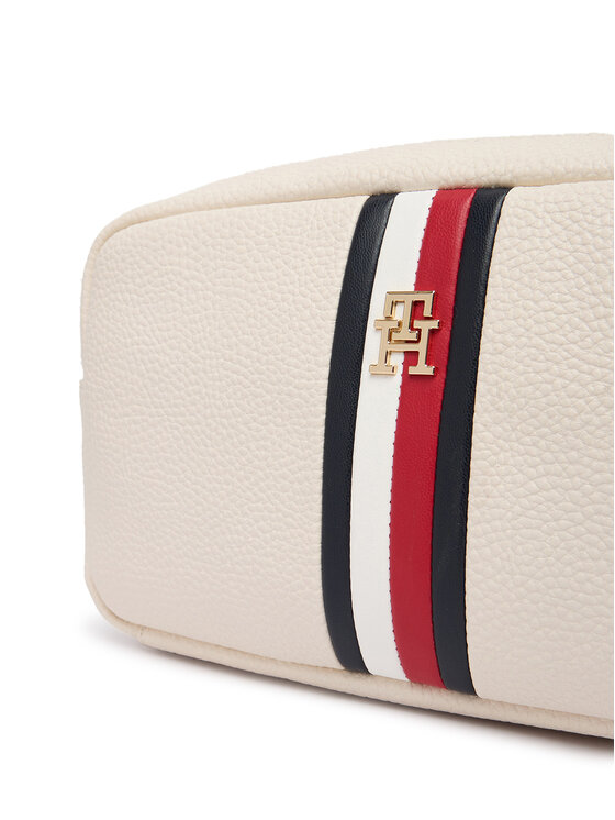 Tommy Hilfiger Rankinė Tommy Hilfiger Th Corp Ess Camera Bag AW0AW19333 Kreminė