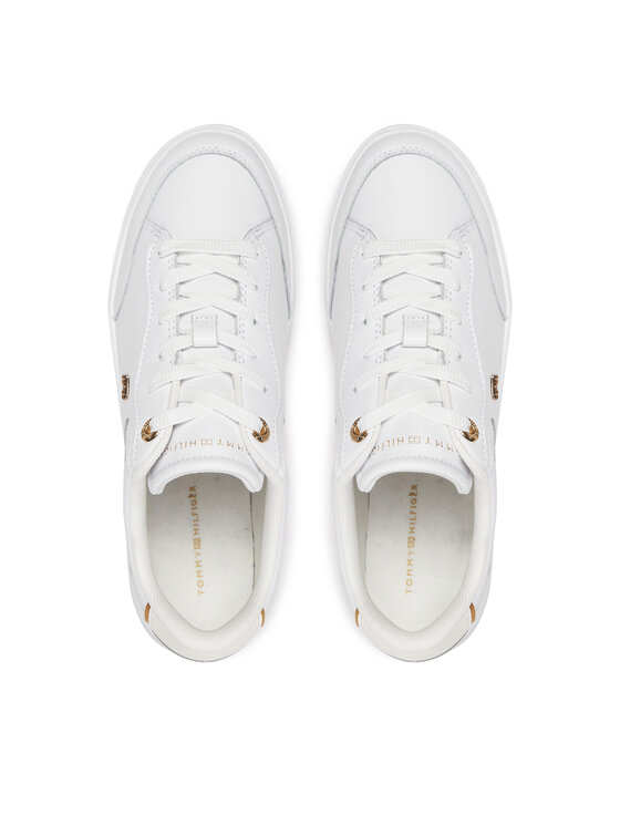 Tommy Hilfiger Сникърси Tommy Hilfiger Essential Chic Court Sneaker FW0FW08322 Бял