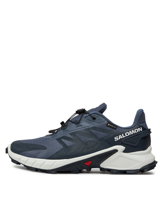 Salomon Tekaški čevlji Salomon Supercross 4 Gore-Tex L47462300 Mornarsko modra