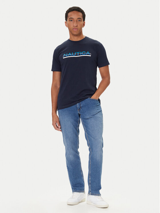 Nautica Nautica Camiseta Koa N1S03430 Azul marino Regular Fit