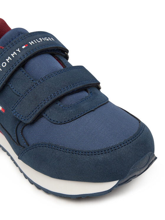 Tommy Hilfiger Sneakers Tommy Hilfiger Low Cut Velcro Sneaker T1X9-35253-1960 S Blu scuro