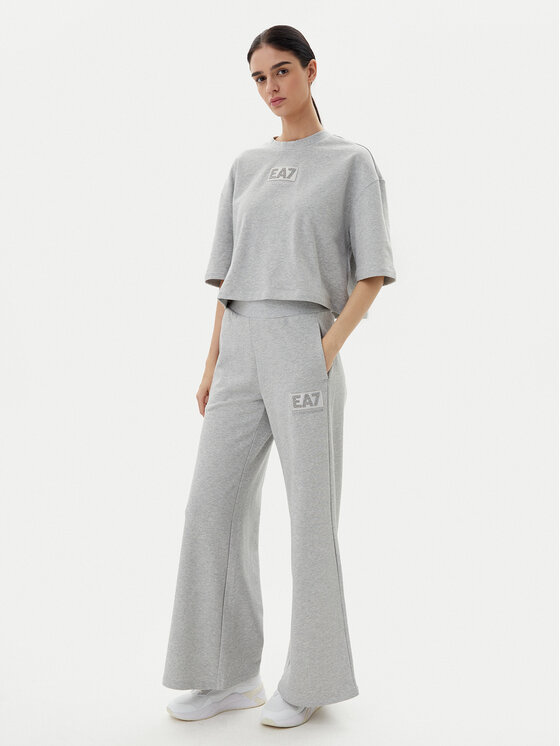 EA7 Emporio Armani EA7 Emporio Armani Футболка 7W000177 AF12473 O8002 Сірий Loose Fit