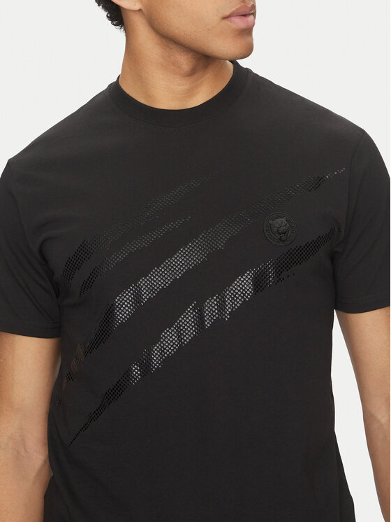 Plein Sport Plein Sport Футболка SAEC MTK8008 STE001N Чорний Regular Fit