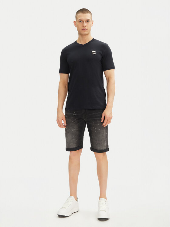 KARL LAGERFELD KARL LAGERFELD Camiseta 755021 552224 Azul marino Regular Fit